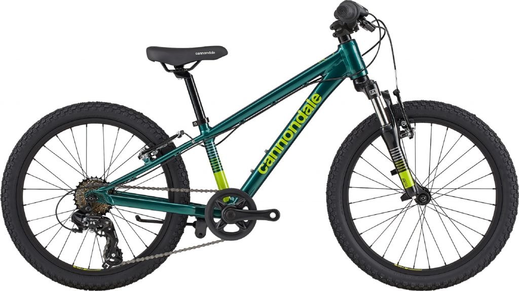 Bicicleta Infantil Cannondale Trail Kids aro 20 7v Verde ano 2021