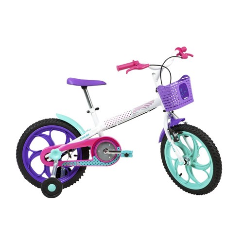 Bicicleta Infantil Ceci aro 16 Branca Ano 2020 Caloi