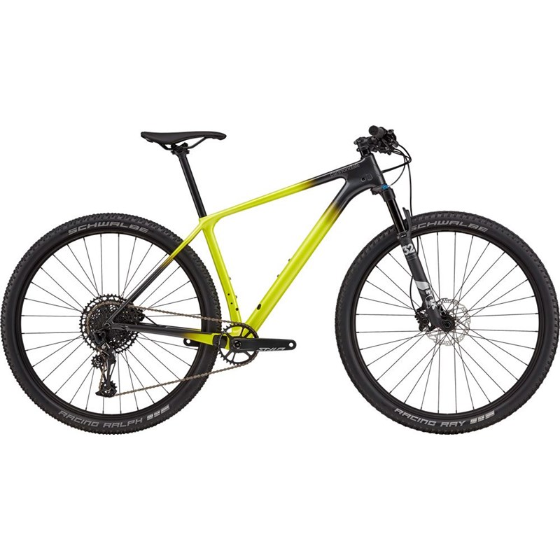 Bicicleta MTB F-SI Carbon 5 aro 29 12v Amarela ano 2021 Cannondale