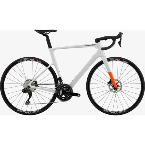 Bicicleta Speed Supersix Disc Shimano 105 Di2 24v Branca Ano 2024 Cannondale