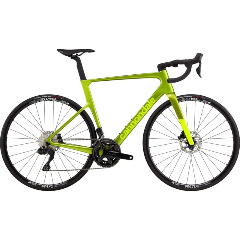 Bicicleta Speed Supersix Disc Shimano 105 Di2 24v Verde Ano 2024 Cannondale