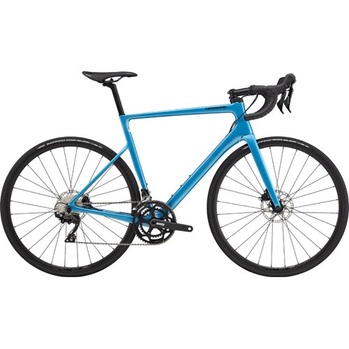 Bicicleta Speed Supersix Evo Carbon Disc Shimano 105 22v Azul Ano 2021 Cannondale