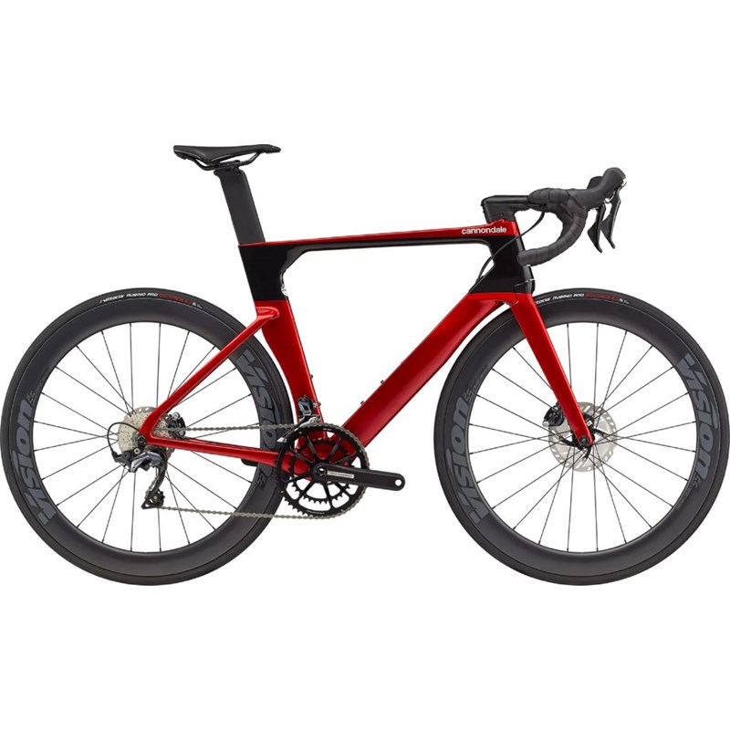 Bicicleta Speed SystemSix Shimano Ultegra Disc 22v Vermelha Ano 2021 Cannondale