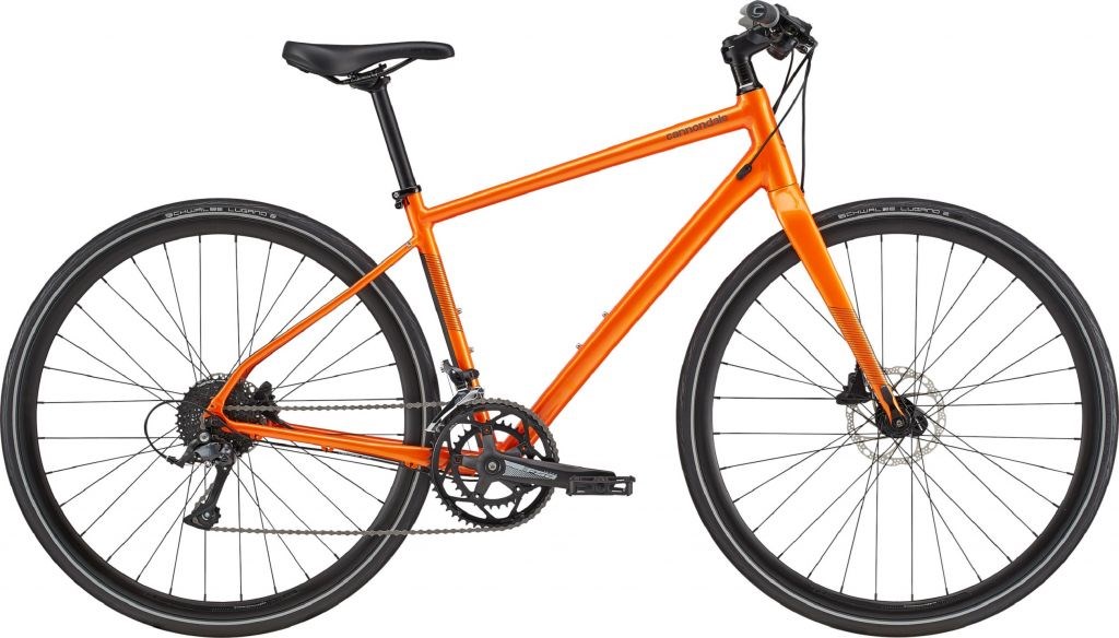 Bicicleta Urbana Cannondale Quick Disc 2 Shimano Sora 18v Laranja