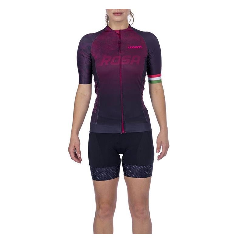 Camisa Ciclismo Supreme 2021 Feminina Rosa Woom