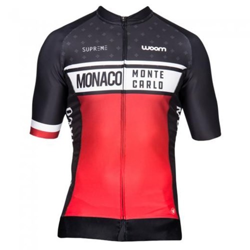 Camisa Ciclismo Supreme Monaco Manga Curta Masculina Woom
