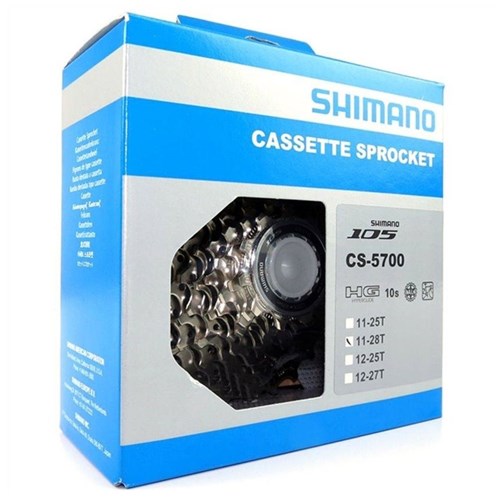 Cassete 105 CS-5700 Speed Road 11-28D 10 velocidades Shimano