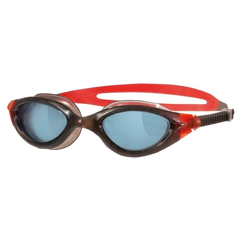 Oculos de Natação Panorama Preto/Vermelho lente Fume Zoggs