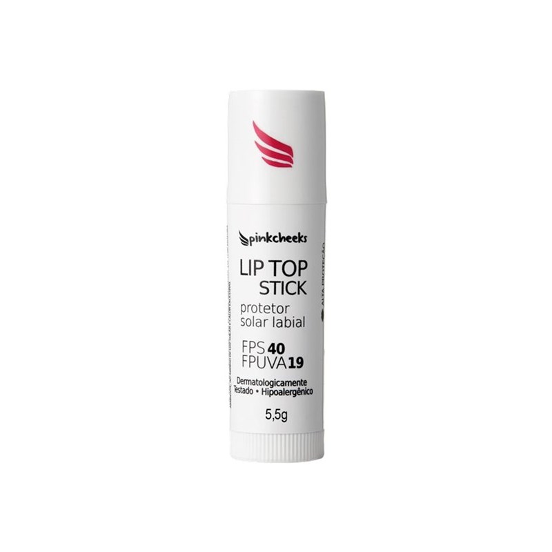 Protetor Labial Lip Top Stick - FPS 40/FPUVA 19 Pink Cheeks